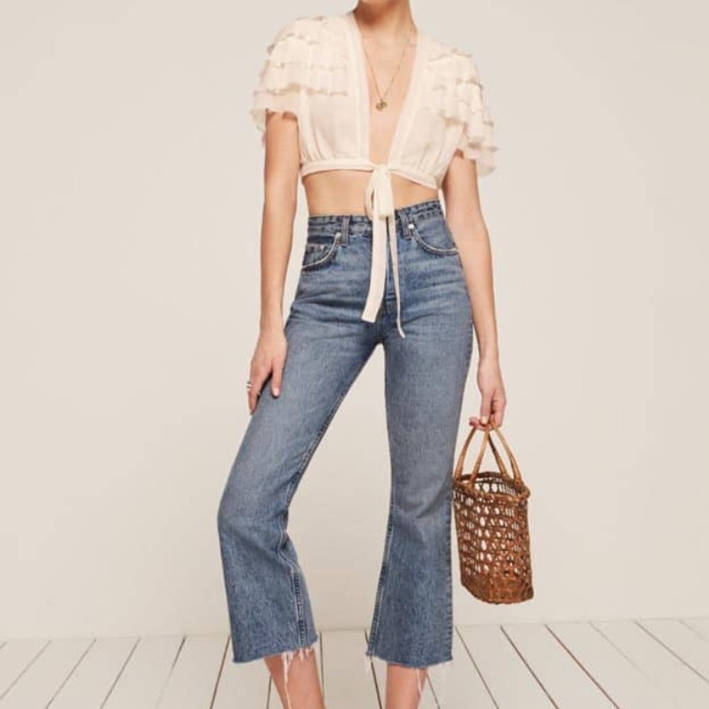 Reformation Rosedale Top